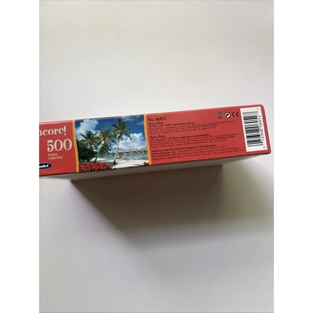 Encore Bora Bora Puzzle Carribean Island 500pc JIGSAW COMPLETE
